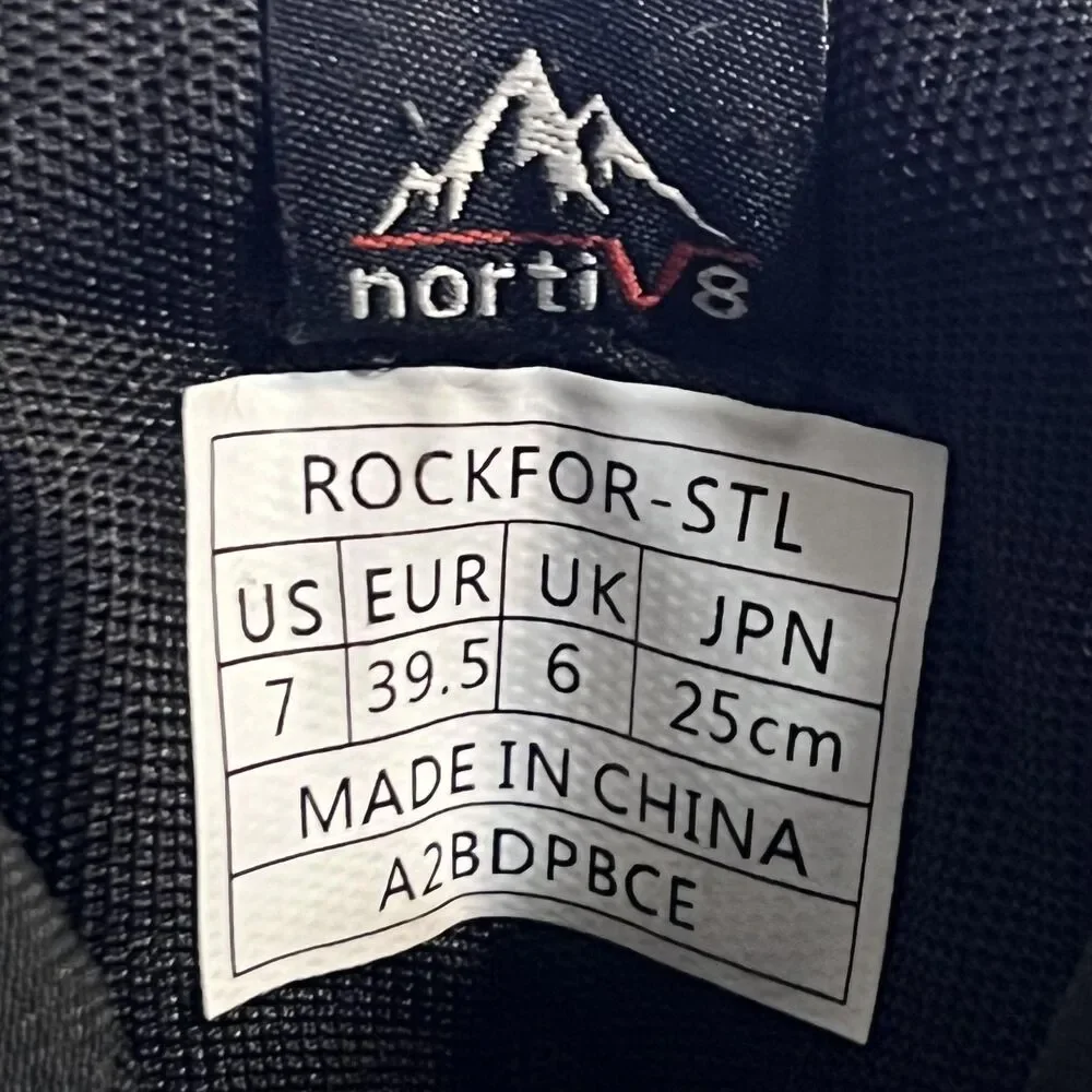 NortiV8 Boots Mens Size 7 Black Waterproof Hiking Work Combat Trail Steel Toe